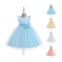 Load image into Gallery viewer, Kid Girls Solid Color Dressy Princess Dresses Wholesale 230803208
