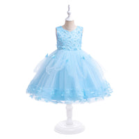 Load image into Gallery viewer, Kid Girls Solid Color Dressy Princess Dresses Wholesale 230803210
