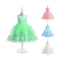 Load image into Gallery viewer, Kid Girls Solid Color Dressy Princess Dresses Wholesale 230803210
