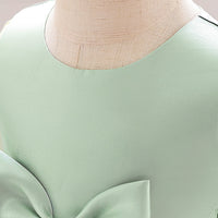 Load image into Gallery viewer, Baby Kid Girls Solid Color Bow Dressy Princess Dresses Wholesale 230803221
