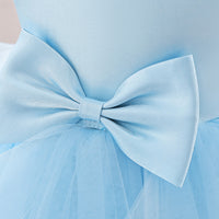 Load image into Gallery viewer, Baby Kid Girls Solid Color Bow Dressy Princess Dresses Wholesale 230803221

