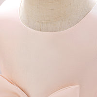 Load image into Gallery viewer, Baby Kid Girls Solid Color Bow Dressy Princess Dresses Wholesale 230803221
