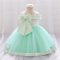 Load image into Gallery viewer, Baby Girls Solid Color Dressy Princess Dresses Wholesale 230803222
