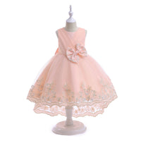 Load image into Gallery viewer, Kid Girls Solid Color Bow Dressy Princess Dresses Wholesale 230803235
