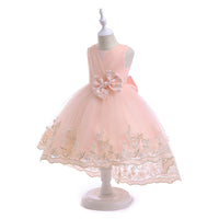 Load image into Gallery viewer, Kid Girls Solid Color Bow Dressy Princess Dresses Wholesale 230803235
