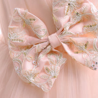 Load image into Gallery viewer, Kid Girls Solid Color Bow Dressy Princess Dresses Wholesale 230803235
