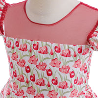 Load image into Gallery viewer, Kid Girls Flower Print Dressy Princess Dresses Wholesale 230803238
