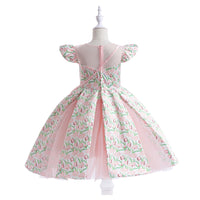 Load image into Gallery viewer, Kid Girls Flower Print Dressy Princess Dresses Wholesale 230803238
