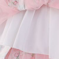 Load image into Gallery viewer, Kid Girls Flower Print Dressy Princess Dresses Wholesale 230803238
