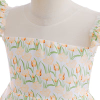 Load image into Gallery viewer, Kid Girls Flower Print Dressy Princess Dresses Wholesale 230803238
