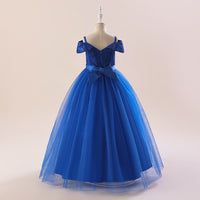 Load image into Gallery viewer, Kid Girls Solid Color Dressy Princess Dresses Wholesale 230803243
