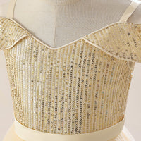 Load image into Gallery viewer, Kid Girls Solid Color Dressy Princess Dresses Wholesale 230803243
