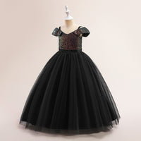 Load image into Gallery viewer, Kid Girls Solid Color Dressy Princess Dresses Wholesale 230803243
