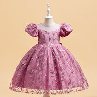 Load image into Gallery viewer, Kid Girls Solid Color Dressy Princess Dresses Wholesale 230803245
