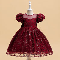 Load image into Gallery viewer, Kid Girls Solid Color Dressy Princess Dresses Wholesale 230803245
