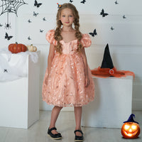 Load image into Gallery viewer, Kid Girls Solid Color Dressy Princess Dresses Wholesale 230803245
