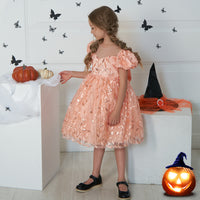 Load image into Gallery viewer, Kid Girls Solid Color Dressy Princess Dresses Wholesale 230803245
