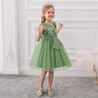 Load image into Gallery viewer, Kid Big Kid Girls Solid Color Dressy Princess Dresses Wholesale 23080329
