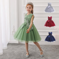 Load image into Gallery viewer, Kid Big Kid Girls Solid Color Dressy Princess Dresses Wholesale 23080329
