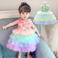 Load image into Gallery viewer, Baby Girls Color-blocking Dressy Princess Dresses Wholesale 23080344
