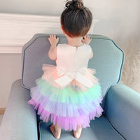 Load image into Gallery viewer, Baby Girls Color-blocking Dressy Princess Dresses Wholesale 23080344
