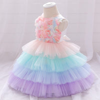 Load image into Gallery viewer, Baby Girls Color-blocking Dressy Princess Dresses Wholesale 23080344

