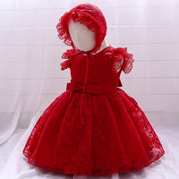 Load image into Gallery viewer, Baby Girls Solid Color Dresses Wholesale 23080350
