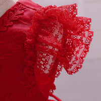 Load image into Gallery viewer, Baby Girls Solid Color Dresses Wholesale 23080350
