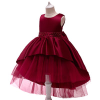 Load image into Gallery viewer, Kid Girls Solid Color Dressy Princess Dresses Wholesale 23080358
