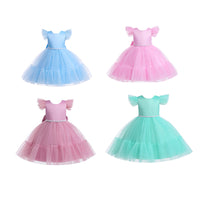 Load image into Gallery viewer, Kid Big Kid Girls Solid Color Dressy Princess Dresses Wholesale 23080386
