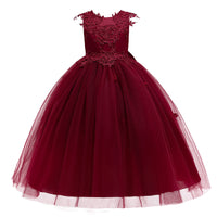 Load image into Gallery viewer, Kid Girls Solid Color Dressy Princess Dresses Wholesale 23080390
