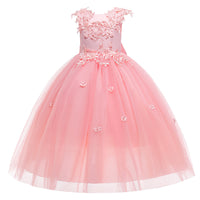 Load image into Gallery viewer, Kid Girls Solid Color Dressy Princess Dresses Wholesale 23080390
