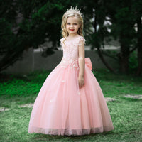 Load image into Gallery viewer, Kid Girls Solid Color Dressy Princess Dresses Wholesale 23080390
