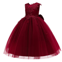 Load image into Gallery viewer, Kid Girls Solid Color Dressy Princess Dresses Wholesale 23080390
