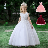 Load image into Gallery viewer, Kid Girls Solid Color Dressy Princess Dresses Wholesale 23080390
