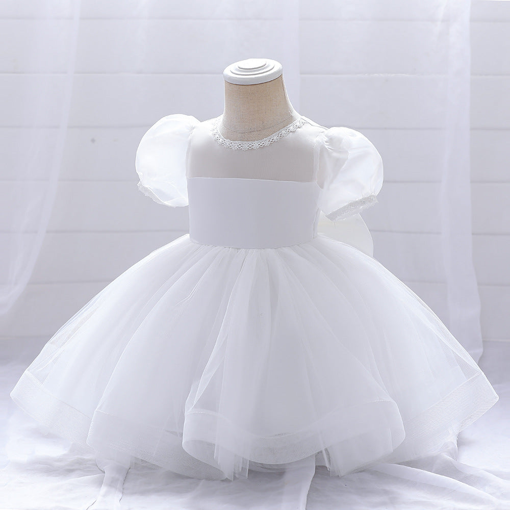 Baby Kid Girls Solid Color Dressy Princess Dresses Wholesale 23080391