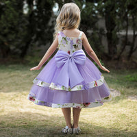 Load image into Gallery viewer, Kid Girls Flower Print Dressy Princess Dresses Wholesale 23080399
