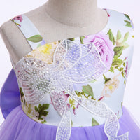 Load image into Gallery viewer, Kid Girls Flower Print Dressy Princess Dresses Wholesale 23080399
