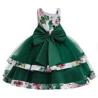 Load image into Gallery viewer, Kid Girls Flower Print Dressy Princess Dresses Wholesale 23080399
