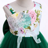 Load image into Gallery viewer, Kid Girls Flower Print Dressy Princess Dresses Wholesale 23080399
