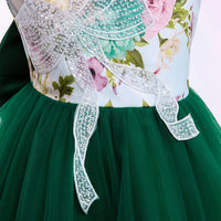 Load image into Gallery viewer, Kid Girls Flower Print Dressy Princess Dresses Wholesale 23080399
