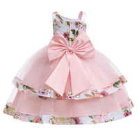 Load image into Gallery viewer, Kid Girls Flower Print Dressy Princess Dresses Wholesale 23080399
