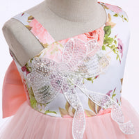 Load image into Gallery viewer, Kid Girls Flower Print Dressy Princess Dresses Wholesale 23080399
