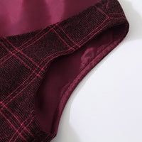 Load image into Gallery viewer, 3 Pieces Set Baby Kid Boys Solid Color Shirts Checked Vests Waistcoats And Pants Wholesale 23082802
