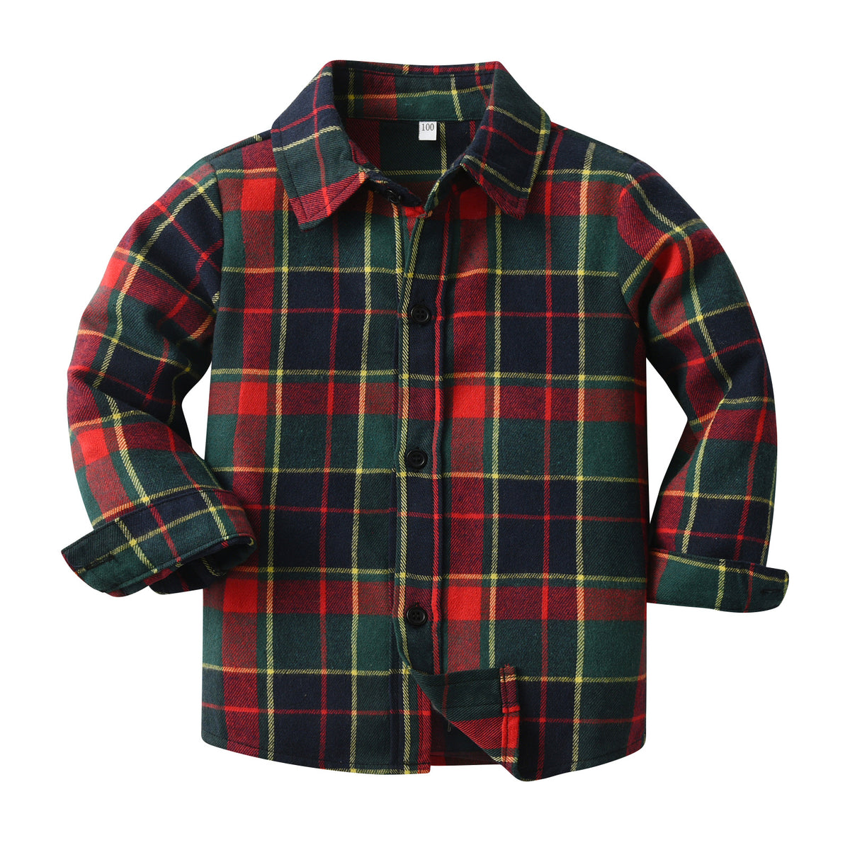 Baby Kid Boys Color-blocking Checked Shirts Wholesale 230828112