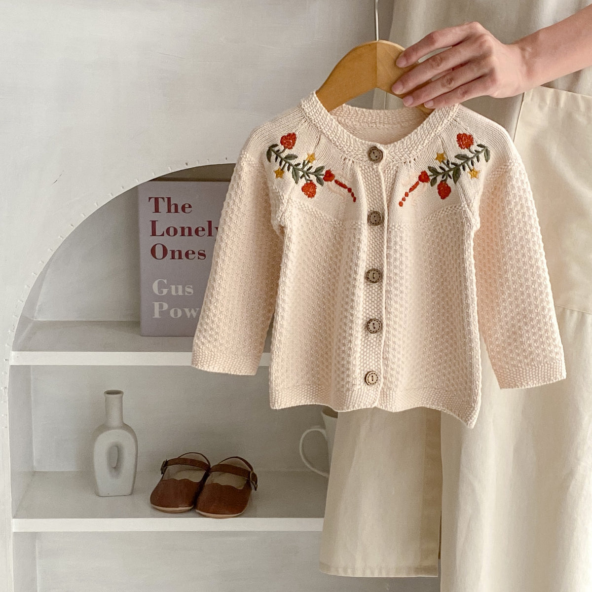 Baby Kid Girls Flower Embroidered Cardigan Wholesale 230828116