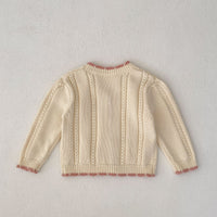 Load image into Gallery viewer, Baby Kid Girls Flower Embroidered Cardigan Wholesale 230828120
