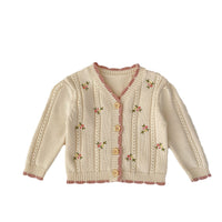 Load image into Gallery viewer, Baby Kid Girls Flower Embroidered Cardigan Wholesale 230828120
