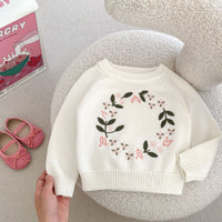 Load image into Gallery viewer, Baby Kid Girls Embroidered Sweaters Wholesale 230828123
