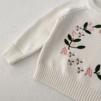Load image into Gallery viewer, Baby Kid Girls Embroidered Sweaters Wholesale 230828123
